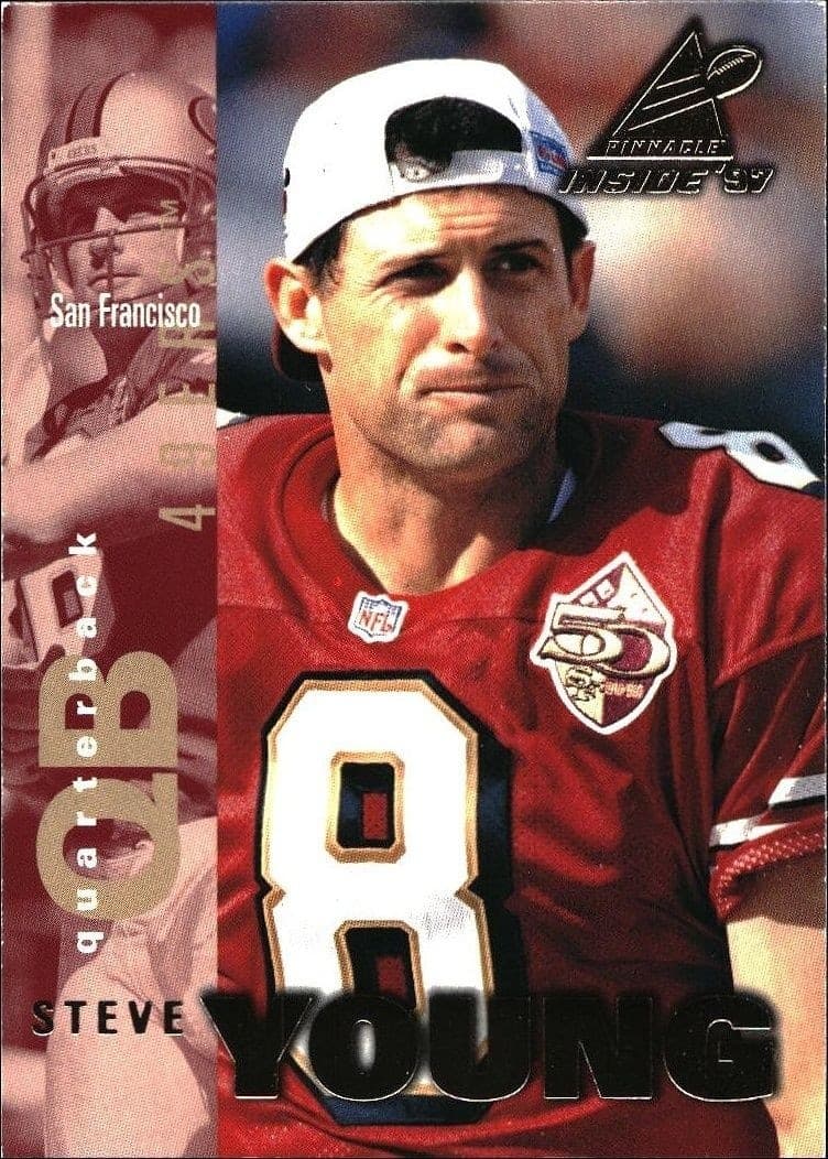 1997 Pinnacle Inside Steve Young #14 trading card