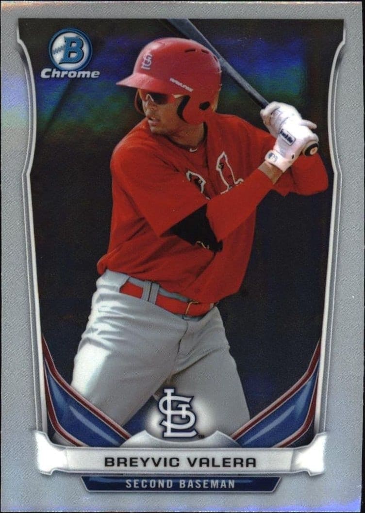 2014 Bowman Breyvic Valera #BCP69 trading card