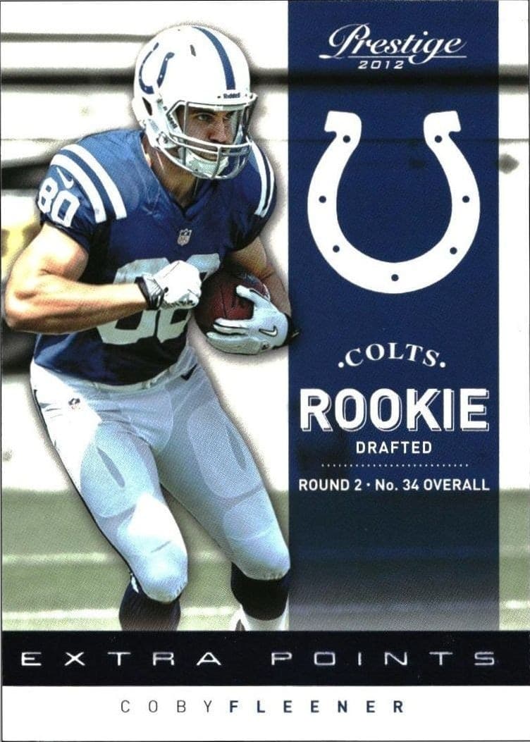 2012 Panini Prestige Coby Fleener #264 trading card