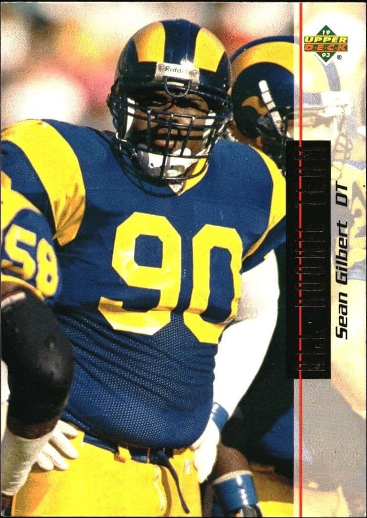 1993 Upper-Deck Sean Gilbert #42 trading card