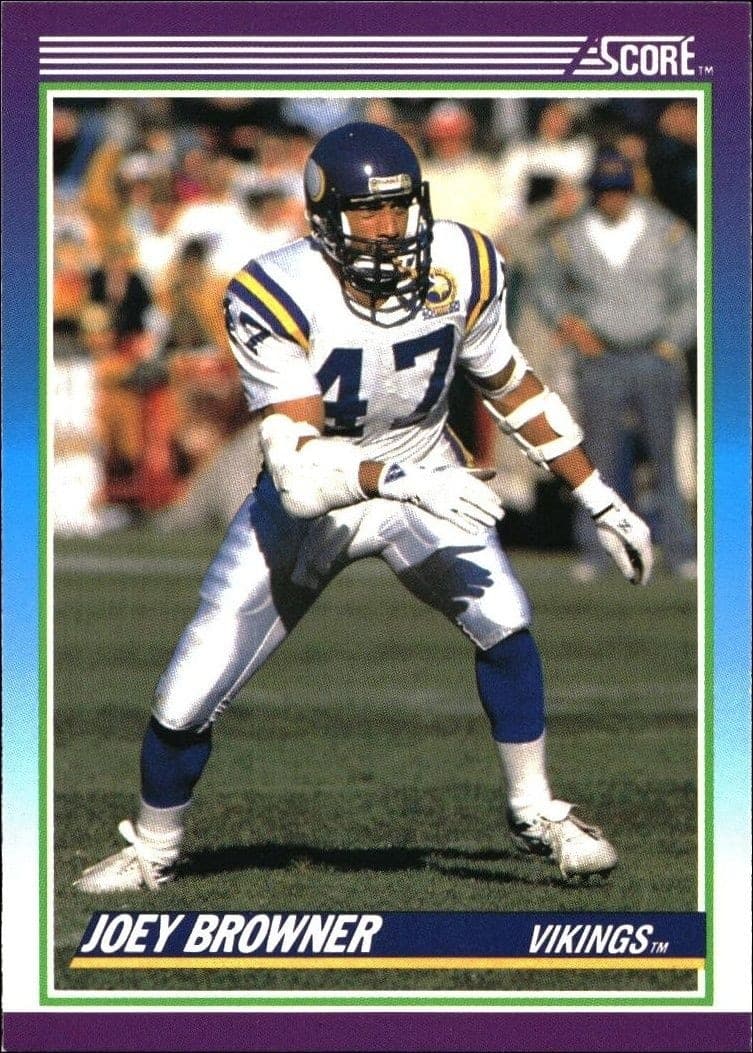 1990 Score Joey Browner #147B trading card
