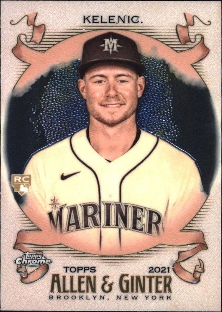 2021 Topps Allen & Ginter Chrome Jarred Kelenic #252 trading card