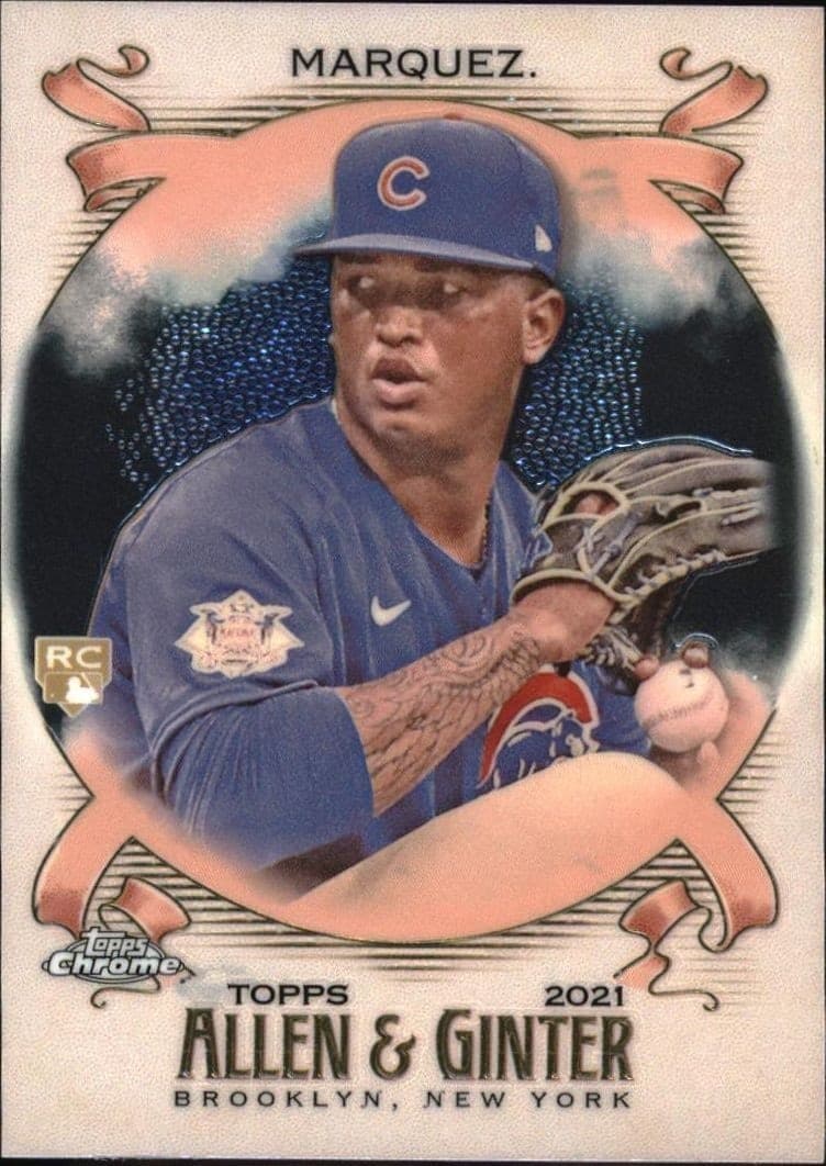 2021 Topps Allen & Ginter Chrome Brailyn Marquez #118 trading card