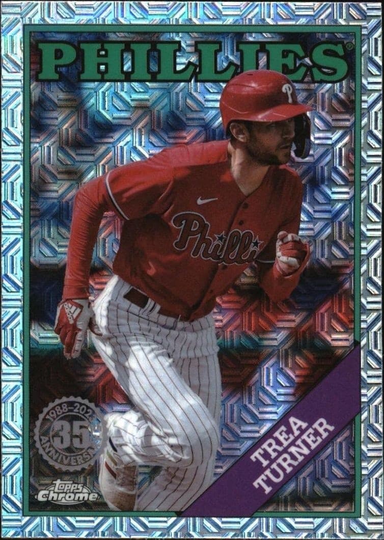 2023 Topps Chrome Update Trea Turner #T88CU-4 trading card