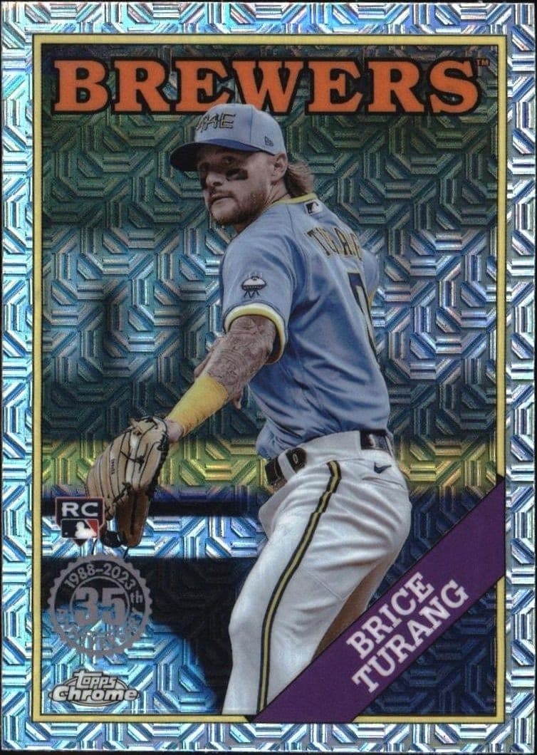 2023 Topps Chrome Update Brice Turang #T88CU-31 trading card