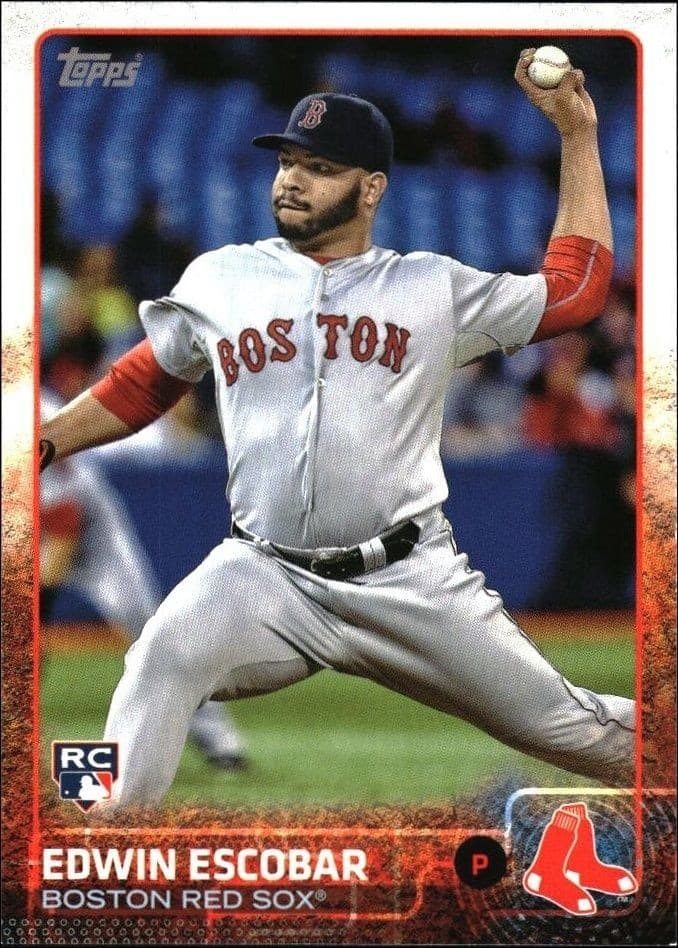 2015 Topps Edwin Escobar #77 trading card