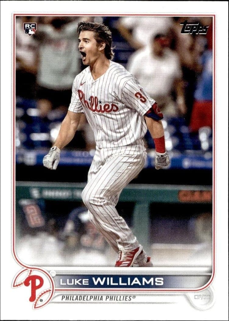 2022 Topps Luke Williams #62B trading card