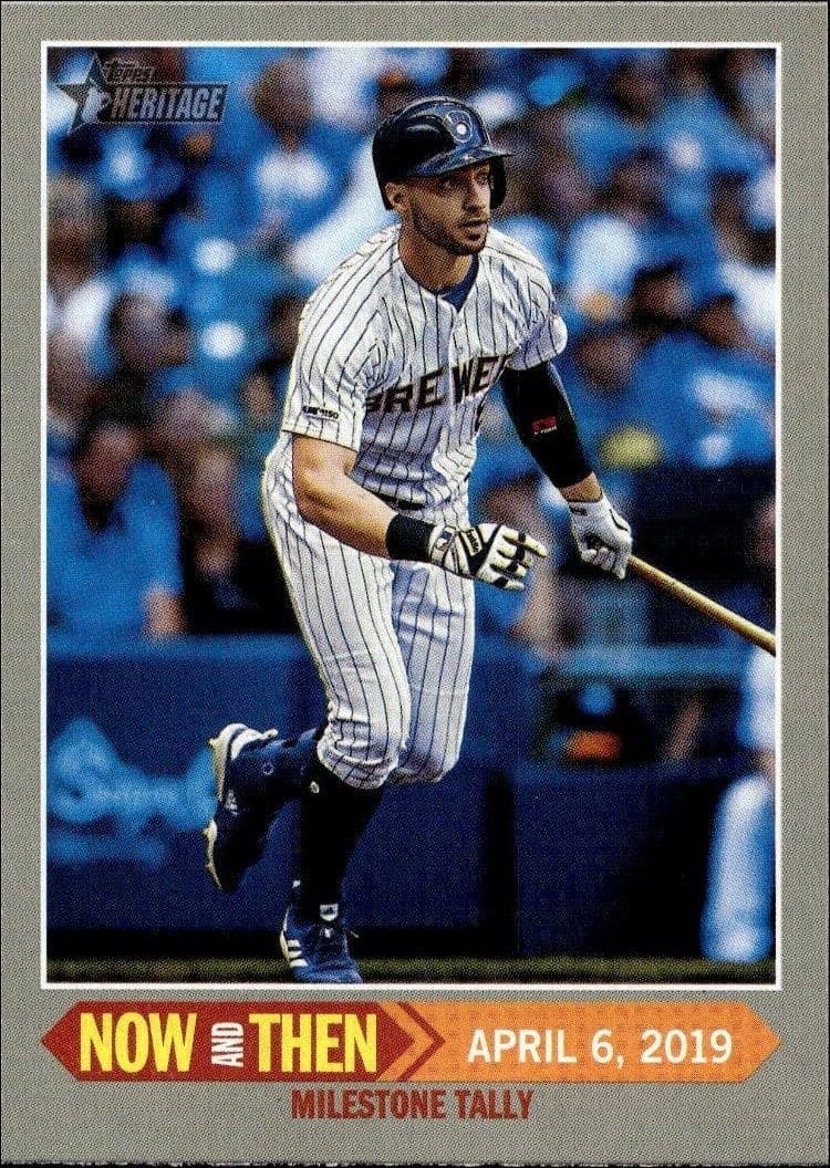 2019 Topps Heritage Ryan Braun #NT-7 trading card