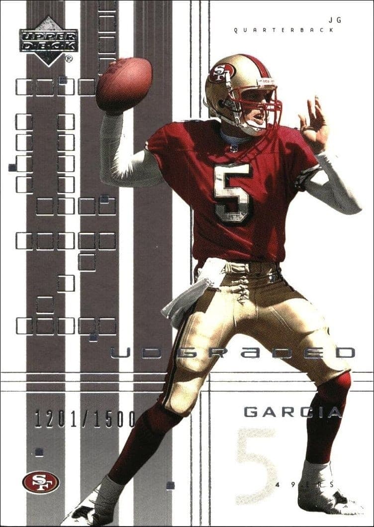 2000 Upper-Deck Graded Jeff Garcia #75 trading card