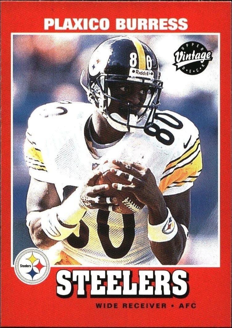 2001 Upper-Deck Vintage Plaxico Burress #135 trading card
