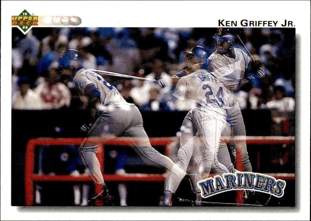 1992 Upper-Deck Low Number Ken Griffey Jr. #424 trading card