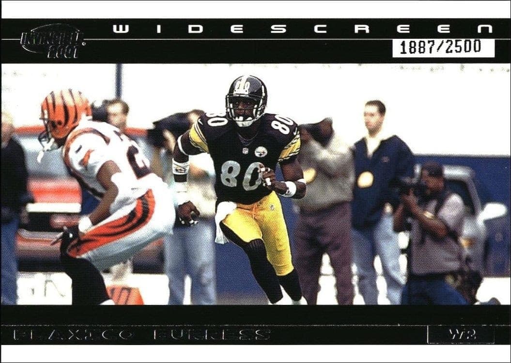 2001 Pacific Invincible Plaxico Burress #14 trading card