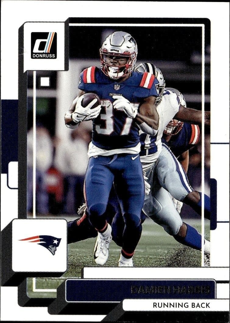 2022 Panini Donruss Damien Harris #135 trading card