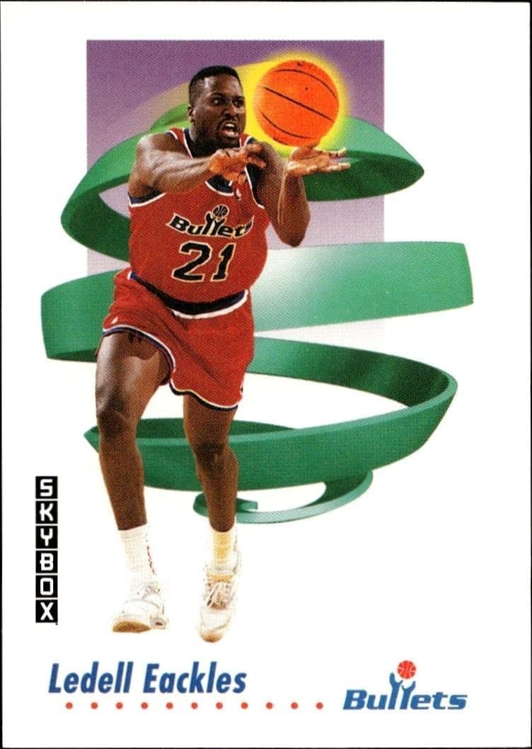 1991-92 Skybox Ledell Eackles #288 trading card