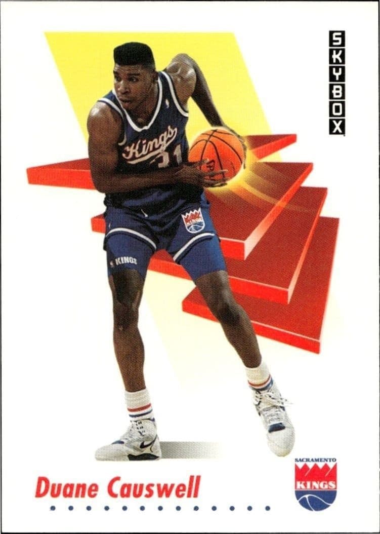 1991-92 Skybox Duane Causwell #245 trading card
