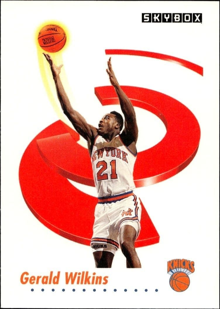 1991-92 Skybox Gerald Wilkins #198 trading card
