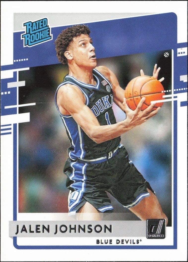 2021-22 Panini Chronicles Draft Picks Jalen Johnson #38 trading card