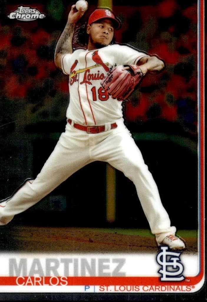 2019 Topps Chrome Carlos Martinez #149 trading card