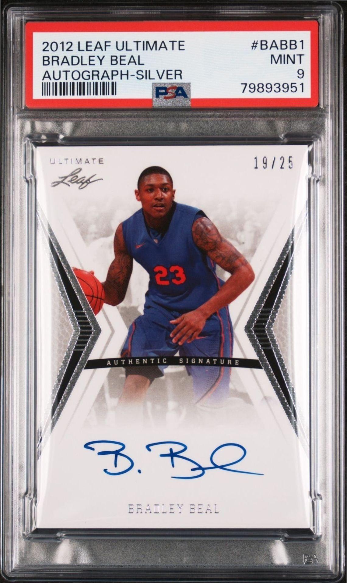 2012-13 Leaf Bradley Beal #BA-BB1 trading card
