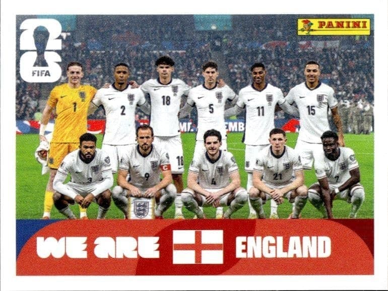 2026 Panini FIFA World Cup England National Team #ENG 13 trading card