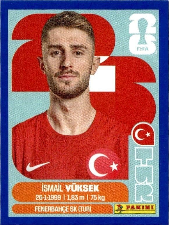 2026 Panini FIFA World Cup İ̇̇̇̇̇̇̇smail Vüksek #TUR 10 soccer trading card front