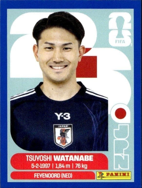 2026 Panini FIFA World Cup Tsuyoshi Watanabe #JPN 7 trading card