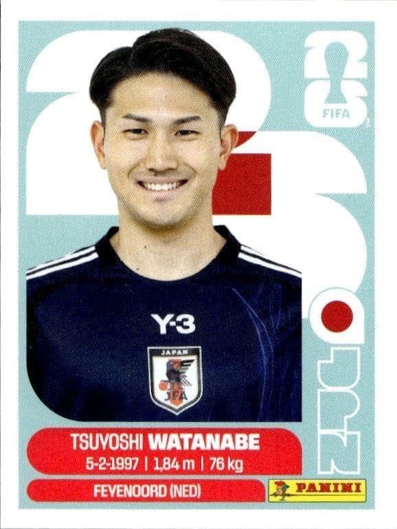 2026 Panini FIFA World Cup Tsuyoshi Watanabe #JPN 7 trading card