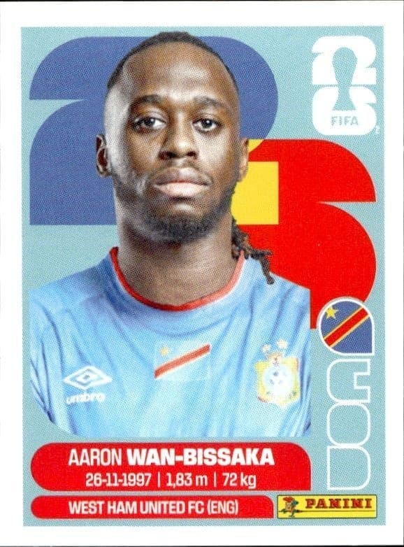 2026 Panini FIFA World Cup Aaron Wan-Bissaka #COD 3 soccer trading card front