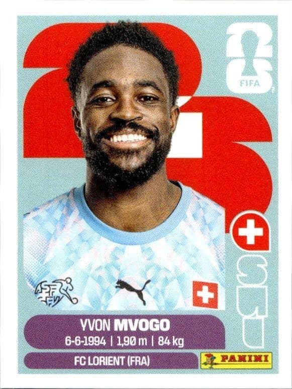 2026 Panini FIFA World Cup Yvon Mvogo #SUI 3 soccer trading card front