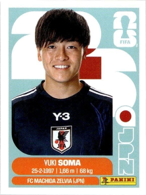 2026 Panini FIFA World Cup Yuki Soma #JPN 9 trading card