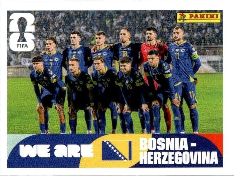 2026 Panini FIFA World Cup Bosnia And Herzegovina #BIH 13 soccer trading card front