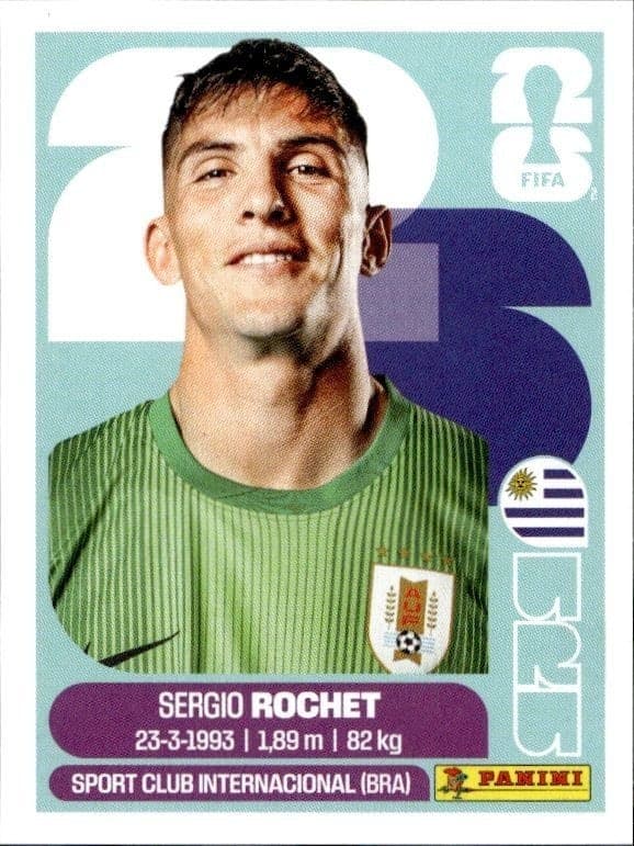 2026 Panini FIFA World Cup Sergio Rochet #URU 2 soccer trading card front