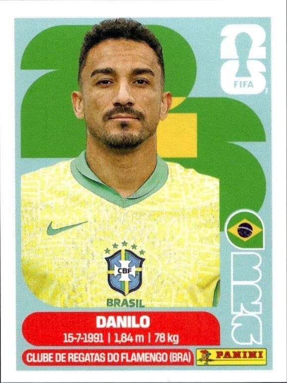 2026 Panini FIFA World Cup Danilo #BRA 7 soccer trading card front
