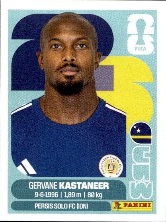 2026 Panini FIFA World Cup Gervane Kastaneer #CUW 19 trading card
