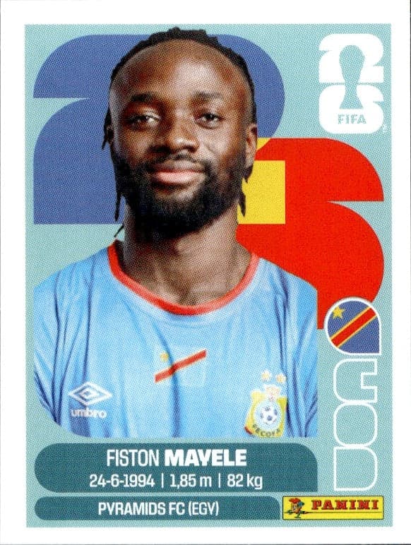 2026 Panini FIFA World Cup Fiston Mayele #COD 18 trading card