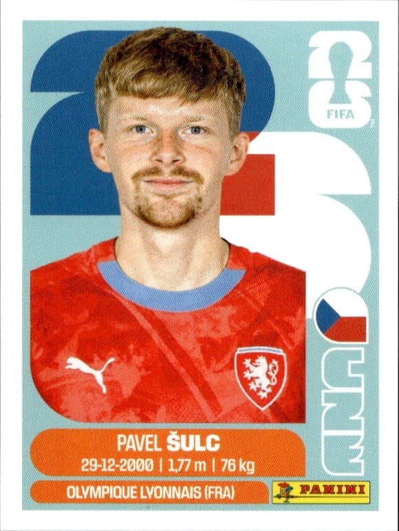 2026 Panini FIFA World Cup Pavel Šulc #CZE 14 trading card