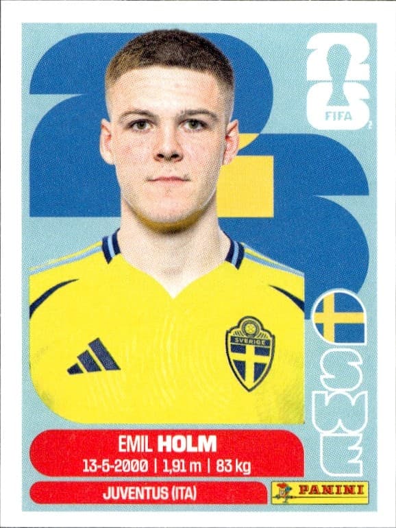 2026 Panini FIFA World Cup Emil Holm #SWE 5 trading card