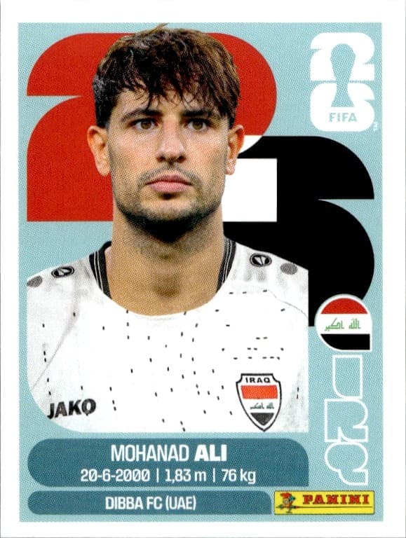 2026 Panini FIFA World Cup Mohanad Ali #IRQ 20 trading card