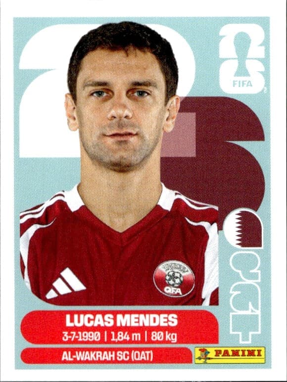 2026 Panini FIFA World Cup Lucas Mendes #QAT 4 trading card