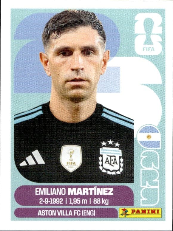 2026 Panini FIFA World Cup Emiliano Martínez #ARG 2 trading card