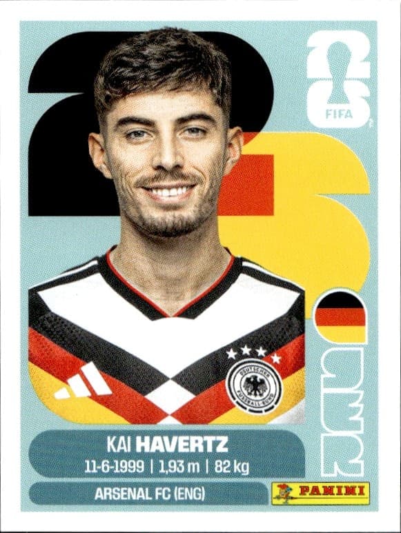 2026 Panini FIFA World Cup Kai Havertz #GER 17 trading card