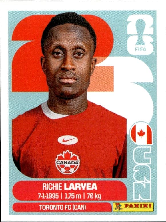 2026 Panini FIFA World Cup Richie Laryea #CAN 6 trading card