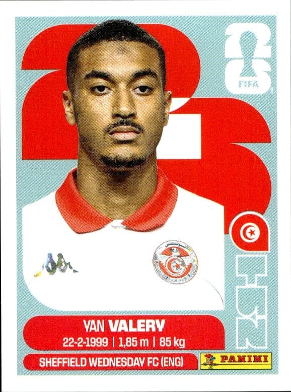 2026 Panini FIFA World Cup Van Valery #TUN 4 trading card