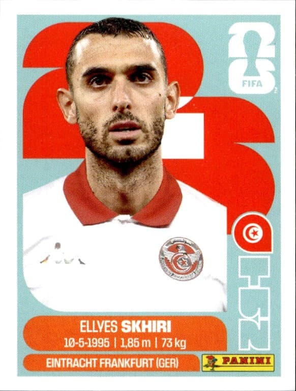2026 Panini FIFA World Cup Ellyes Skhiri #TUN 9 trading card