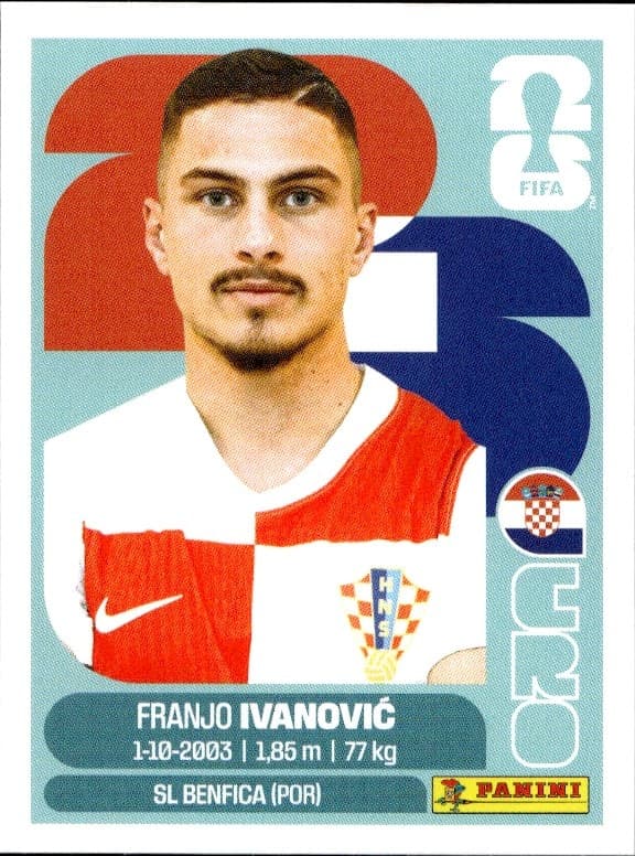 2026 Panini FIFA World Cup Franjo Ivanović #CRO 20 trading card