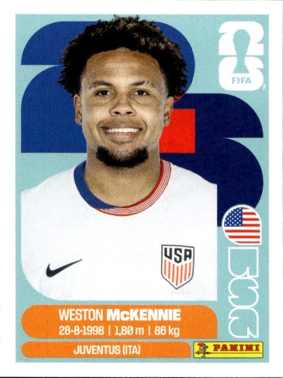 2026 Panini FIFA World Cup Weston McKennie #USA 10 trading card