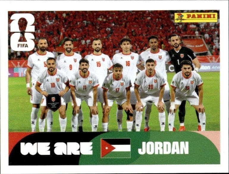 2026 Panini FIFA World Cup Jordan #JOR 13 trading card