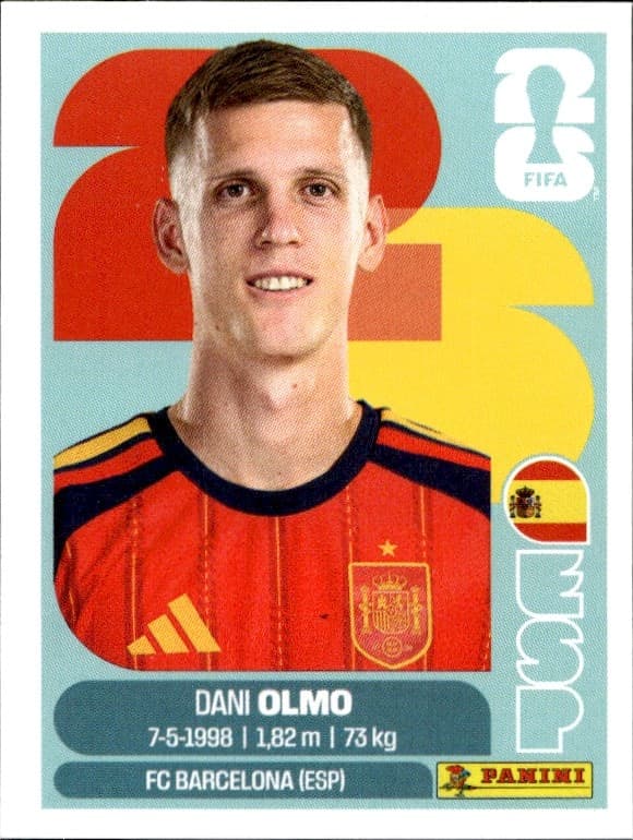 2026 Panini FIFA World Cup Dani Olmo #ESP 16 trading card
