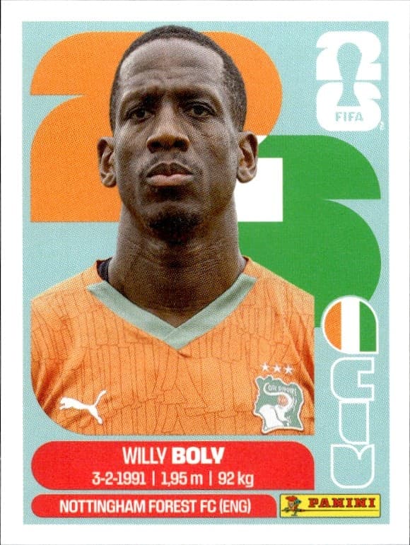 2026 Panini FIFA World Cup Willy Boly #CIV 7 trading card