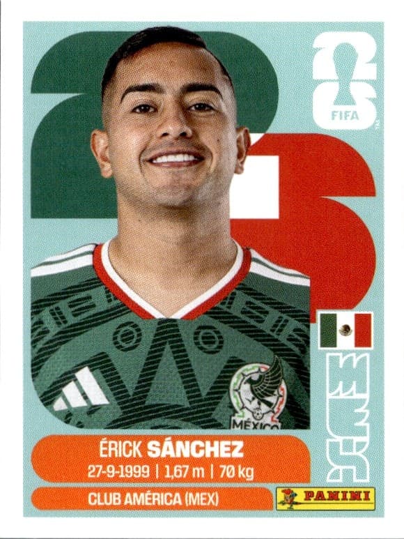 2026 Panini FIFA World Cup Érick Sánchez #MEX 14 trading card